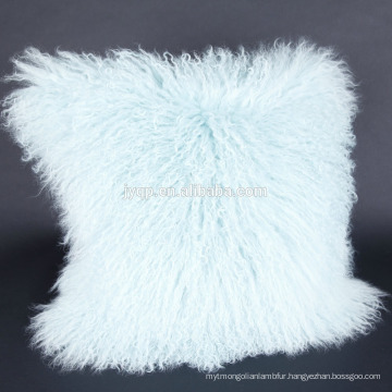 First Grade Mongolian Lamb Fur Fabric Pillow